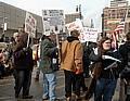 Jim und seine Kollegen beim Protest der Gewerkschaft vor der Cobo Hall in Detroit. Foto: UnitedPictures